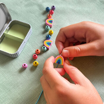 Personalised Rainbow Bracelet Gift Kit, 2 of 7