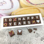 Chocolate Anniversary Gift With Personalised Year, thumbnail 6 of 12