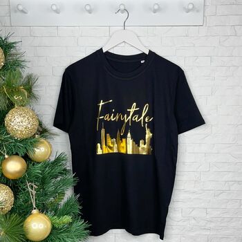 Fairytale Over New York Christmas T Shirt, 2 of 3