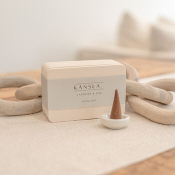 Cashmere And Oak Incense Cones, 3 of 3