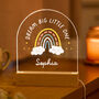 Personalised Baby Night Light – Rainbow LED Lamp, thumbnail 2 of 3