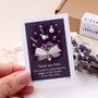 Gift Bag Wedding Thank You Mum Pearl Earrings, thumbnail 2 of 8