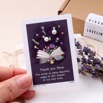 Gift Bag Wedding Thank You Mum Pearl Earrings, 2 of 8