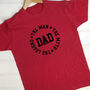Personalised Dad Man, Myth, Legend T Shirt, thumbnail 1 of 5