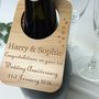 Personalised Wedding Anniversary Wine Bottle Label, thumbnail 4 of 4