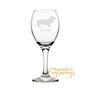 Personalised Basset Hound Dog Engraved Glass, thumbnail 3 of 5
