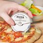 Personalised Couples 11th Steel Anniversary Pizza Cutter, thumbnail 1 of 5