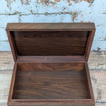 Girlfriend Gift; Wooden Floral Inlaid Gift Box, 5 of 7