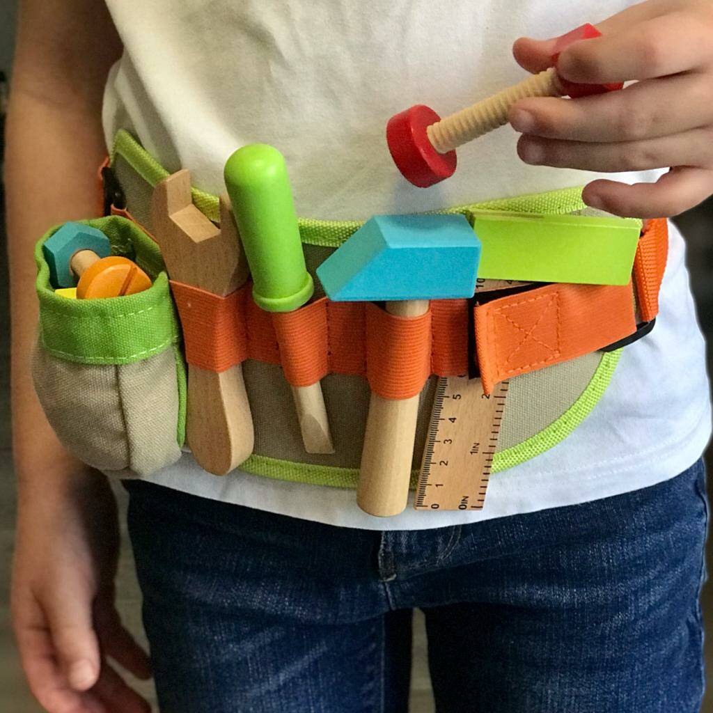 Wooden Personalised Tool Belt By Harmony at Home Boutique