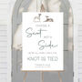 Dog Wedding Sign Choose A Seat Not A Side, thumbnail 1 of 8