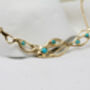 Gold And Turquoise Necklace, thumbnail 6 of 10