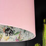 Dust Deadly Night Shade Silhouette Lampshade In Blush, thumbnail 2 of 5