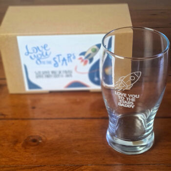 Personalised Pint Glass For Dad, 2 of 7