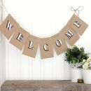 welcome bunting, handpainted welcome home bunting by little silverleaf ...