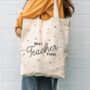 Best Teacher Ever Star Tote Bag, thumbnail 1 of 2