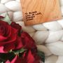 Personalised World To Me Valentines Day Wood Card, thumbnail 6 of 7