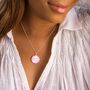 Mother Of Pearl Personalised Message Necklace, thumbnail 3 of 12