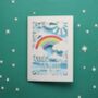 Personalised Papercut Rainbow Card, thumbnail 1 of 9
