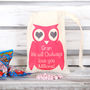 Personalised Owl Love You Millions Bag, thumbnail 1 of 4