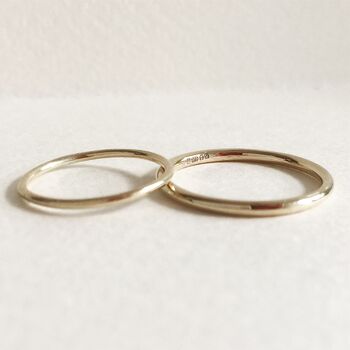18ct Recycled Gold Halo Ring, 3 of 3