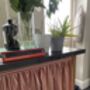 Velcro Sink Skirt, Red Ticking Stripes Cabinet Curtain Bespoke, thumbnail 4 of 9