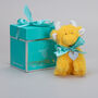 Personalised Mini Orange Collectible Highland Cow Soft Toy, Gift Box, thumbnail 1 of 12