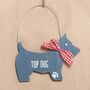Personalised Top Dog Bag With Wooden Dog Decoration, thumbnail 2 of 2