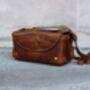 Small Leather Crossbody Bag Brown, thumbnail 11 of 12