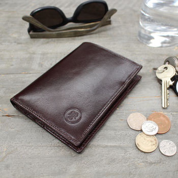 Handmade Luxury Leather Wallet. 'The Salerno', 9 of 12