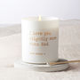 Personalised Glow Through Cheeky Candle, thumbnail 1 of 5