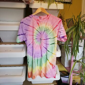 Embroider Your Own Rainbow Tie Dye T Shirt Kit, 6 of 7