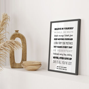 'How To Achieve' Motivational Quote Print, 8 of 9