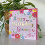 Superstar Granny Birthday Card, thumbnail 2 of 2