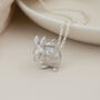 Personalised Sterling Silver Bunny Rabbit Necklace, thumbnail 1 of 8