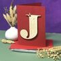 Personalised Initial Letter Valentines Card, thumbnail 1 of 12
