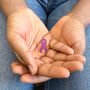 Purple Awareness Ribbon Bracelet Wristband, thumbnail 8 of 9