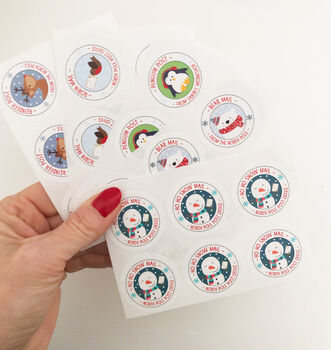 Cute Xmas Sticker Pack For Cards, Parcels, Gift Wrap, 9 of 9