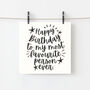 Happy Birthday To My Most Favourite Person Ever Card, thumbnail 1 of 4