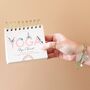 Daily Yoga Poses Desktop Flip Chart, thumbnail 1 of 9