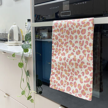 Leopard Print Tea Towel, 6 of 7