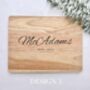 Personalised Wooden Chopping Board – Custom Engraved Kitchen Board Gift, thumbnail 4 of 7