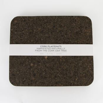 Smoked Cork Placemats | Rectangle, 3 of 7