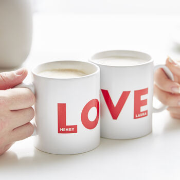 Personalised Love Mug Set, 2 of 5