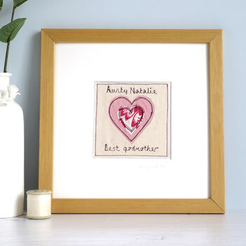Personalised New Baby Girl / Christening Picture Gift, 5 of 12