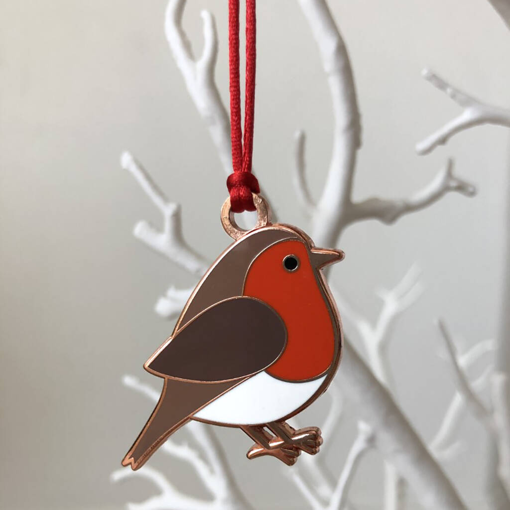 Robin Christmas Decoration, 1 of 6