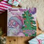 Large Retro Pink Santa Christmas Eve Box: A Festive Touch Of Cool, thumbnail 2 of 5