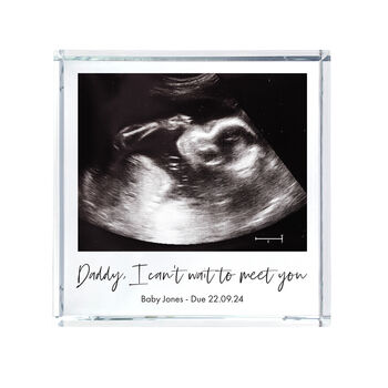 Can't Wait To Meet You Baby Scan Glass Token, 7 of 7