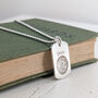 Silver Fingerprint Dog Tag, thumbnail 4 of 6