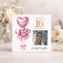 Personalised Daughter Pink Balloon Birthday Card, thumbnail 1 of 4