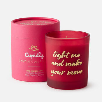 Light Me And Make Your Move | Personalised, Romantic And Sexy Scented Candle, 2 of 6